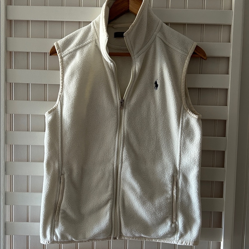 Polo Ralph Lauren Cream Sleeveless Sweater